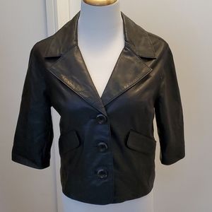 Emu Australia Cropped Leather Jacket